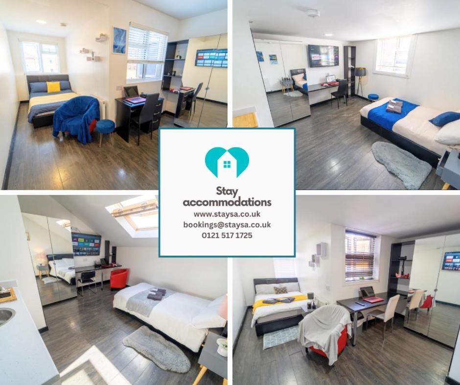 Staysa Equipped Studios Near Qe And Uob In Guesthouse Close To The City! Бирмингем Экстерьер фото